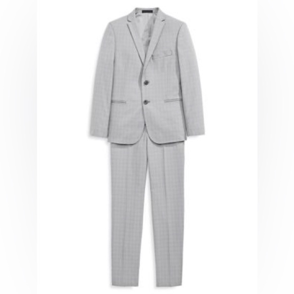 Michael Kors Boy's Slim-Fit Suit, sz 16R